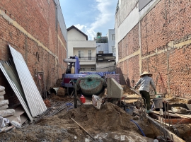 Khởi công làm móng 15/09