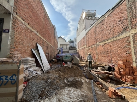 Khởi công làm móng 15/09