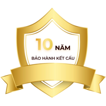 10 năm bảo hành kết cấu