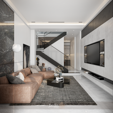Nhà mới đẹp 4 x 13m tại Quận Tân Phú , Phong cách hiện đại - Modern 