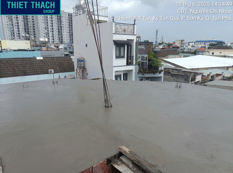 Tiến Độ thi công ngày 10/06