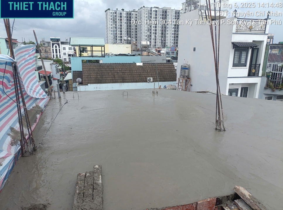 Tiến Độ thi công ngày 10/06