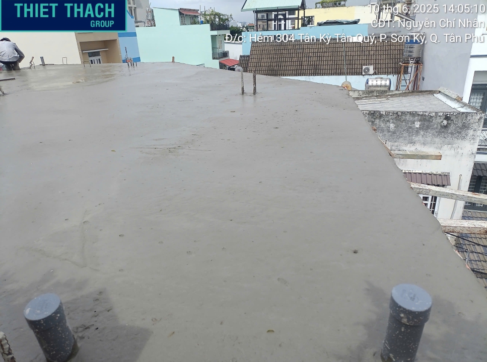 Tiến Độ thi công ngày 10/06